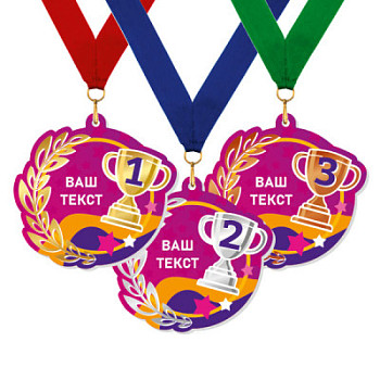 AF37_K - Комплект медалей из акрила